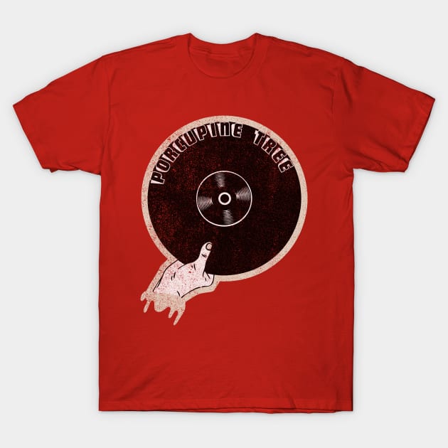 Porcupine Tree Grab Vinyl T-Shirt by PASAR.TEMPEL
